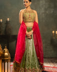 Green Lehenga