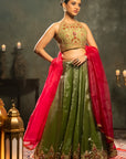 Green Lehenga