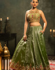 Green Lehenga