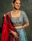 Blue Lehenga