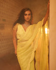 TT Heavy Embroidery Blouse With Organza Saree