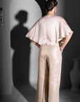 Golden Beige Comfy - Chic Jumpsuit
