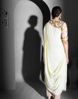 Riyadh Drape Tunic Paired With Jute Pants