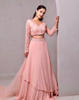 Tiffany Peach Lehenga