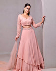 Tiffany Peach Lehenga