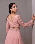 Tiffany Peach Lehenga
