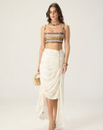 MELANINE BUSTIER / LENI CAPE / QUINCY SKIRT