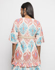 PLUNGE NECK RUFFLE MINI