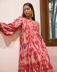 ONE SHOULDER TIER MAXI