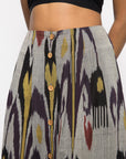 PLEATED MIDI SKIRT