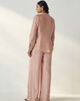 Tisya Blush Pink Shirt Pant Set