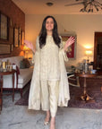 Inaayat Embroidered Tunic Set - Cream