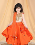 Silk Lehenga with Work