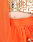 Silk Lehenga with Work