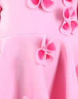 Dress with Flowers - Pink