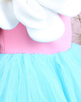 Off Shouder 2 Tone Dress