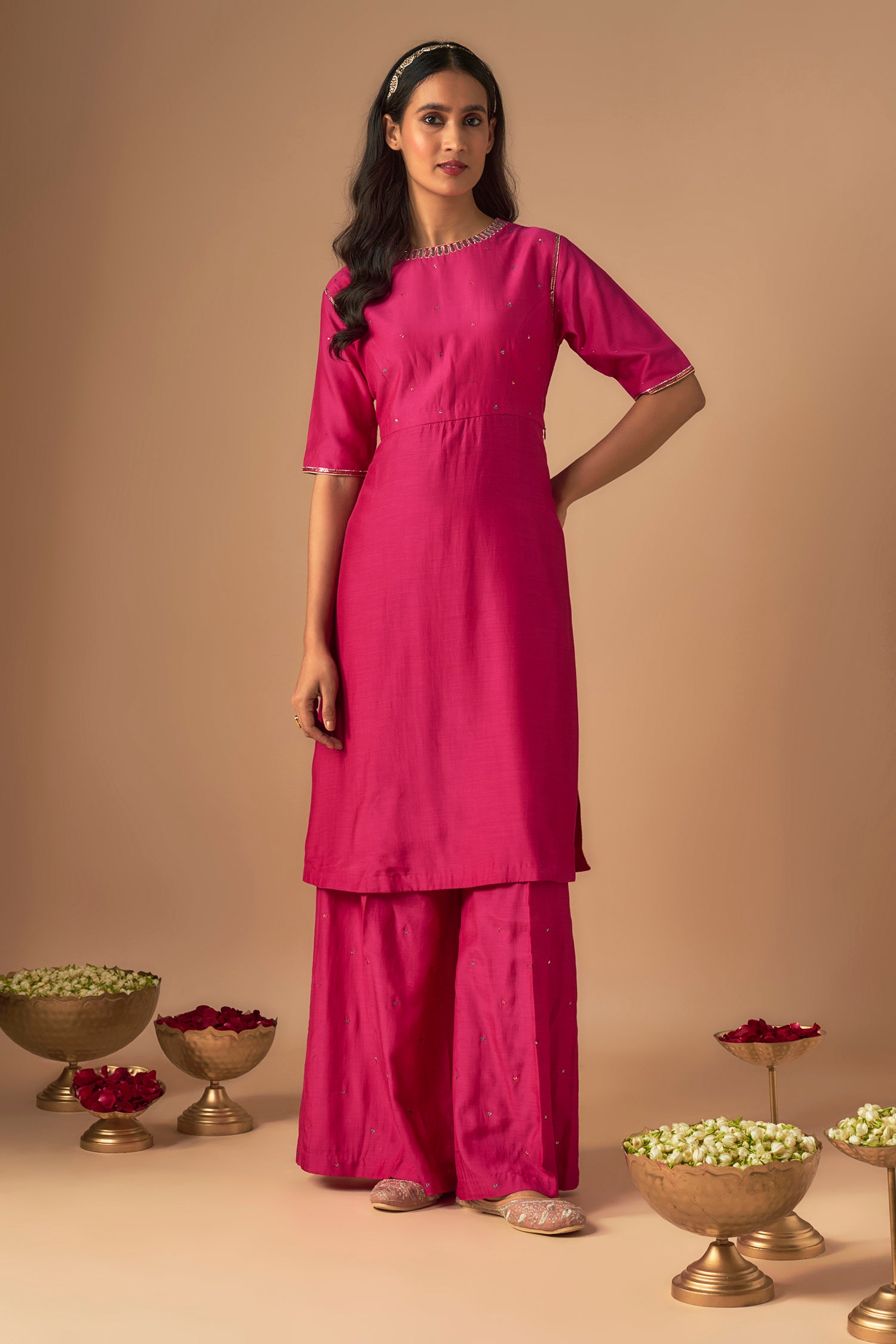 Gulshan Kurta & Sharara Set