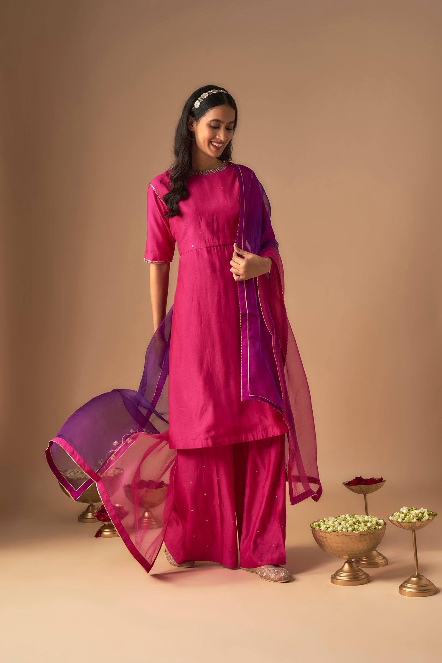 Gulshan Kurta & Sharara Set