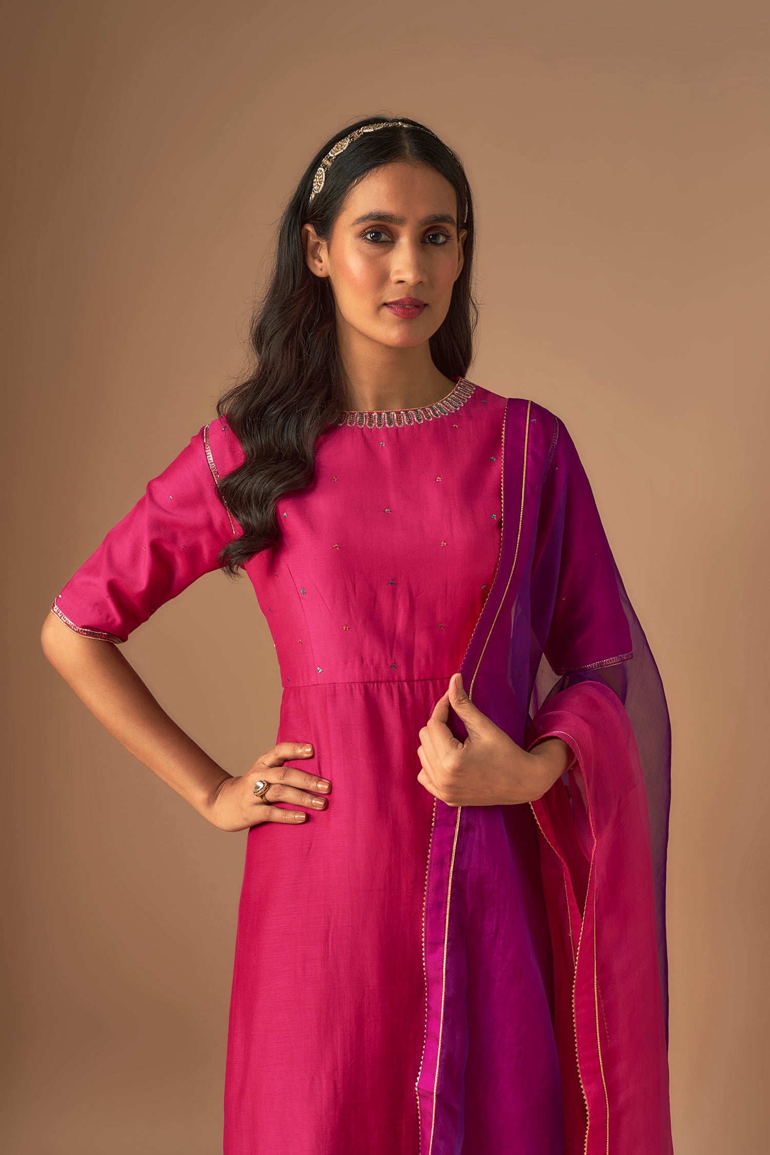 Gulshan Kurta & Sharara Set