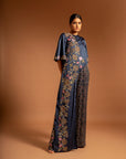 Blue Ajrakh Patchwork Jumpsuit
