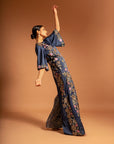 Blue Ajrakh Patchwork Jumpsuit