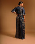 Blue Ajrakh Patchwork Jumpsuit