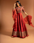 Asta Anarkali Gown & Dupatta