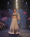 Ripley Jacket With Blouse & Organza Ajrak Skirt