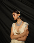 Starla Cowl Neck Double Layered Gown