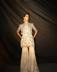 Aurora Kurta Jacket & 3 Layered Sharara