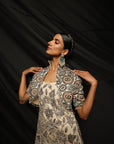 Aurora Kurta Jacket & 3 Layered Sharara