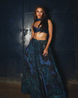 Riley Blouse, Magnolia Lehenga and Scallop Dupatta