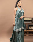 Velvet Gharara Set