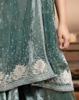 Velvet Gharara Set