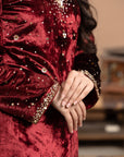 Velvet Kurta Set