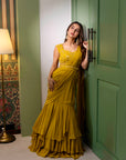 Marigold Saree