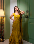 Marigold Saree