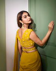Marigold Saree