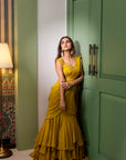 Marigold Saree