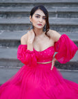 Pink Sunshine Lehenga