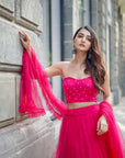 Pink Sunshine Lehenga