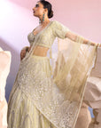 Sea Green Bridal Lehenga