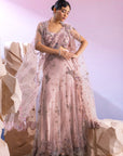 3D Embroidered Pant Saree