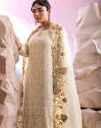 Golden Organza Saree