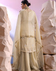 Golden Organza Saree