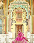 Blush Color Embroidered Lehenga Set