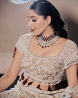 Nude Beige Saree