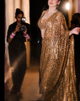 Metallic Saree