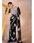 Royal Black Saree