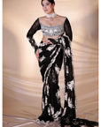 Royal Black Saree